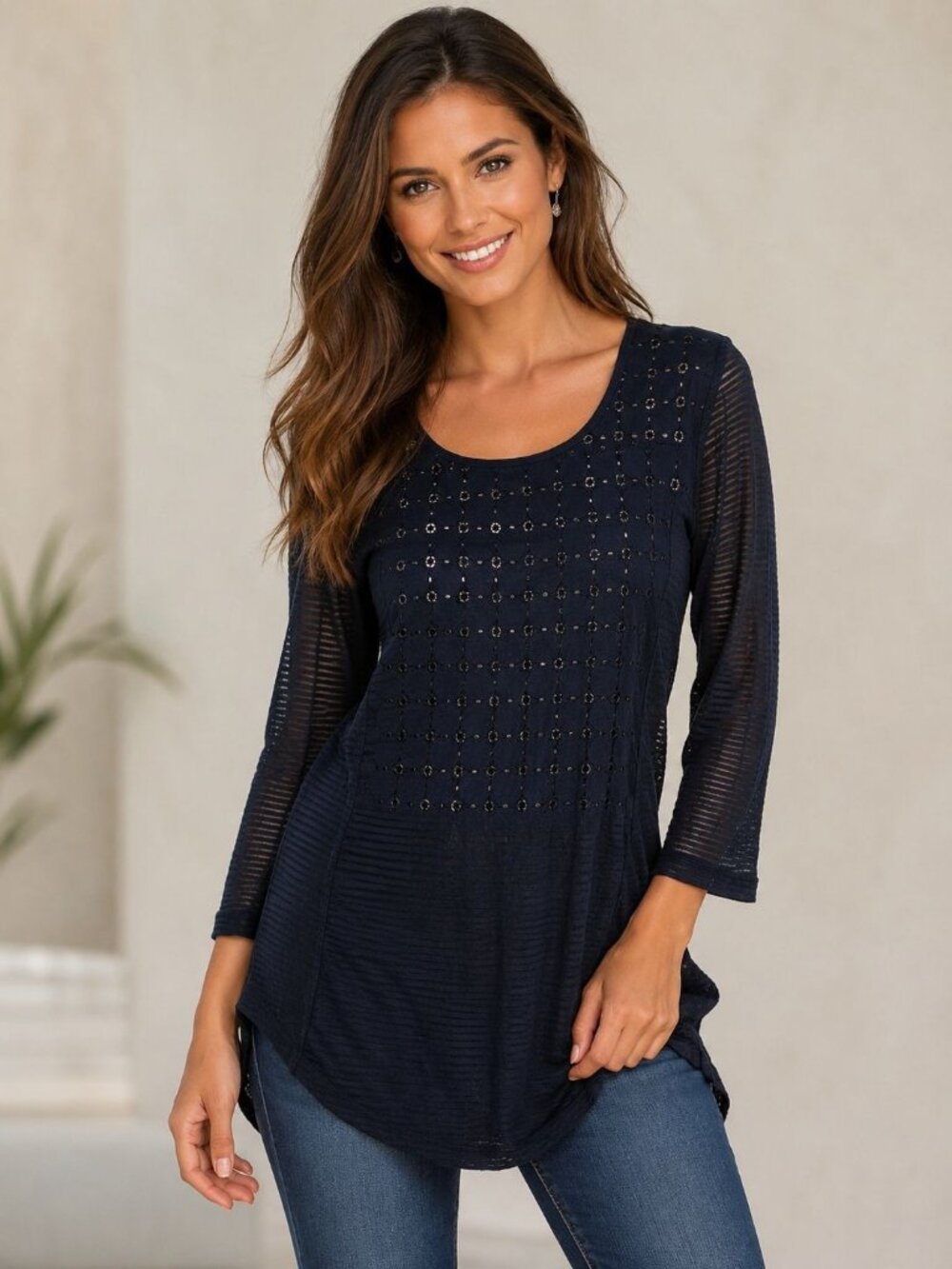 Lucky Brand Long Sleeve Top Size Small